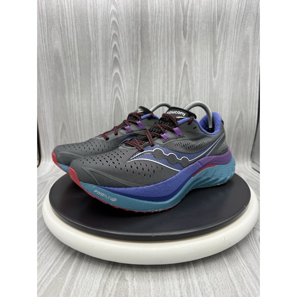 Saucony Endorphin Speed 4 Womens Size 9.5‎ Gray Purple Running Shoes S10940-68